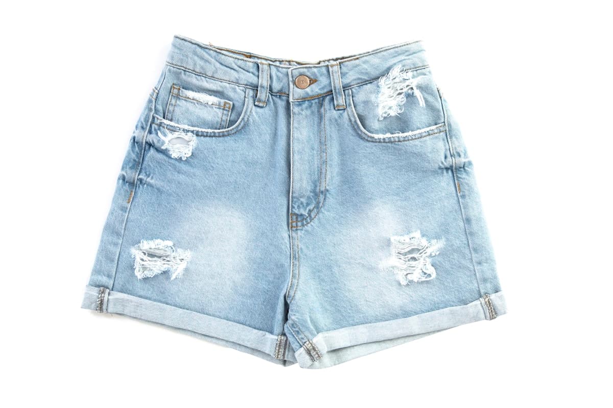 High Waist Denim Shorts